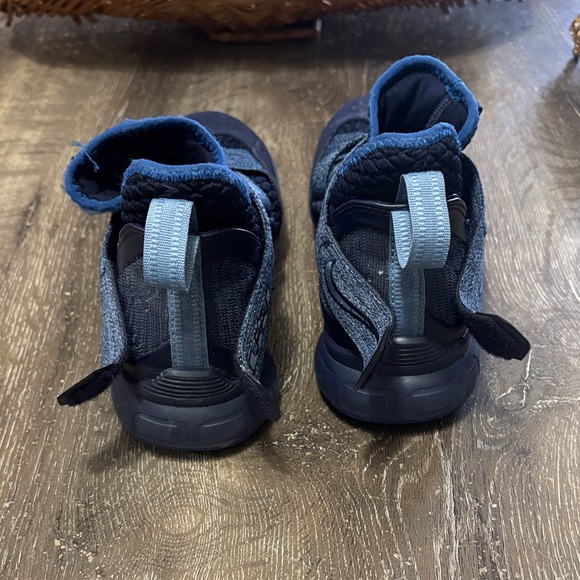 Nike LeBron Soldier 12 Anchor Navy and Blue High-Top Sneakers - Picture 3 of 13